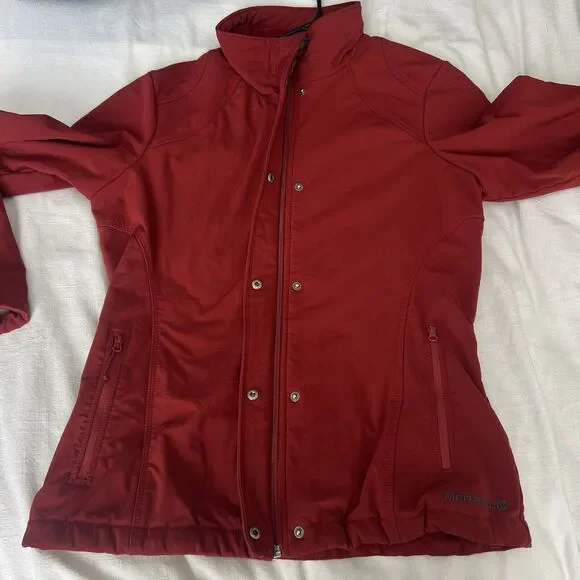 Merrell Opti Shell Opti Warm Coat/Jacket Women's Small Burgundy - Picture 14 of 15